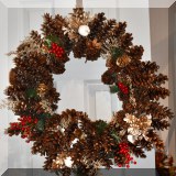 Z15. Christmas wreath. 